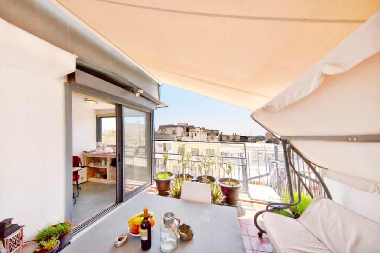Topfloor Stylish Apartment With Acropolis View! Athena Bagian luar foto
